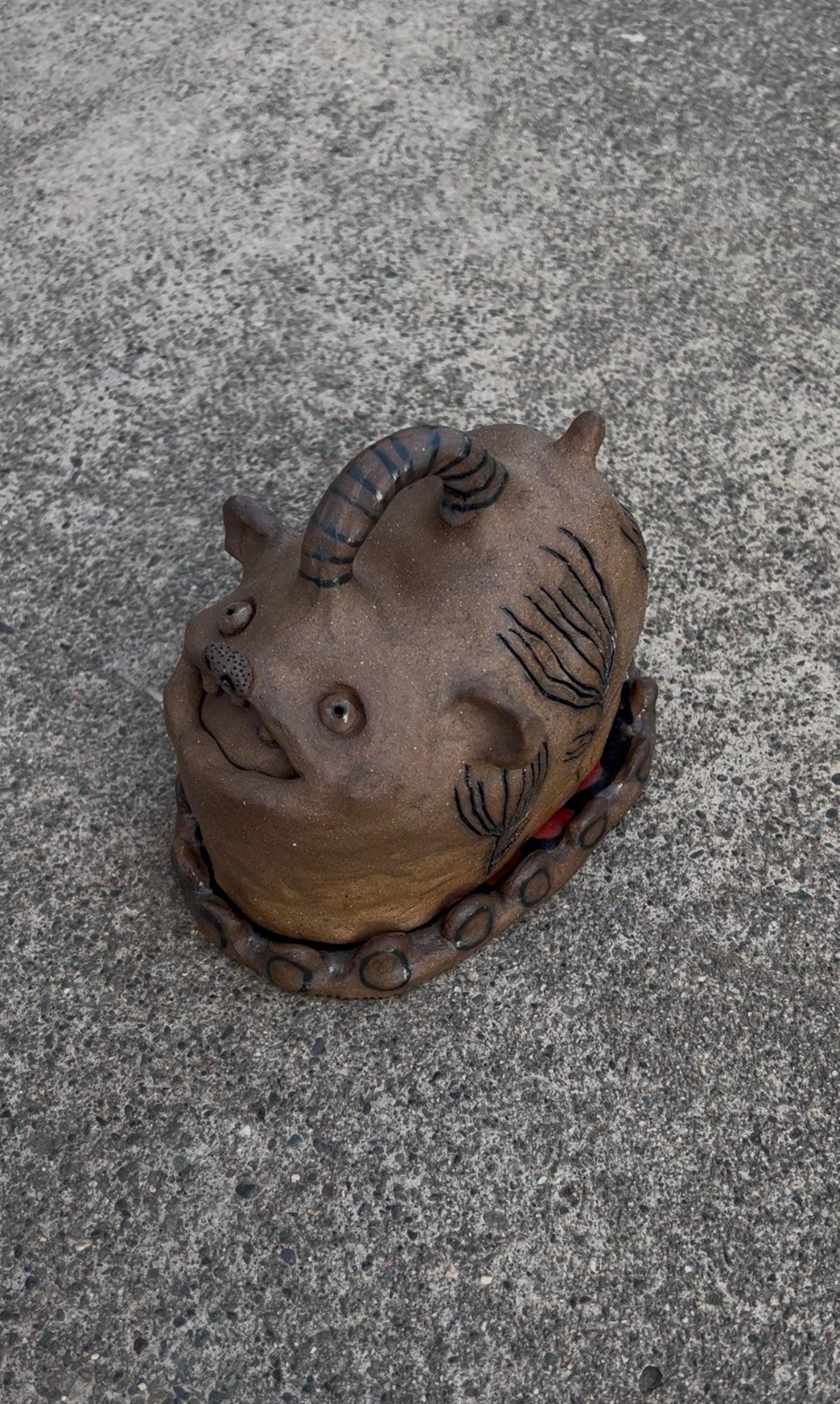 "Weasel" Butter Dish